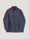 Navy Gabbardine Poachers Coat