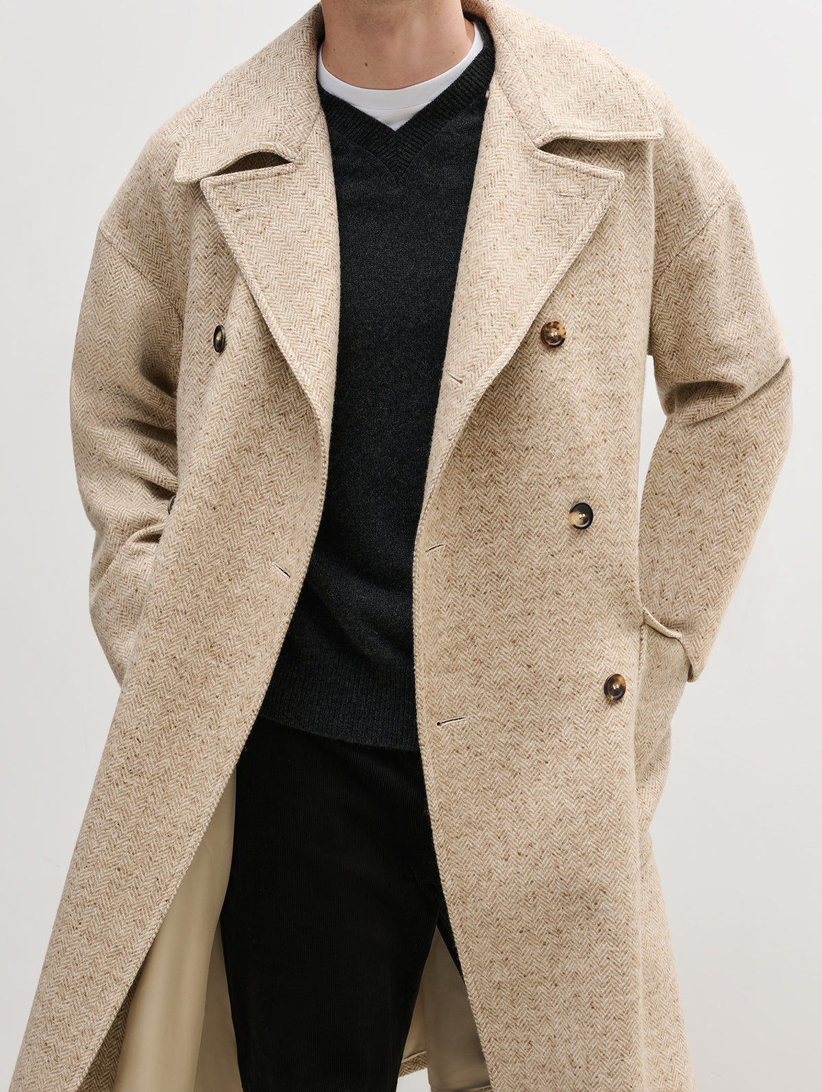 Oversized Martingale Coat - Connolly