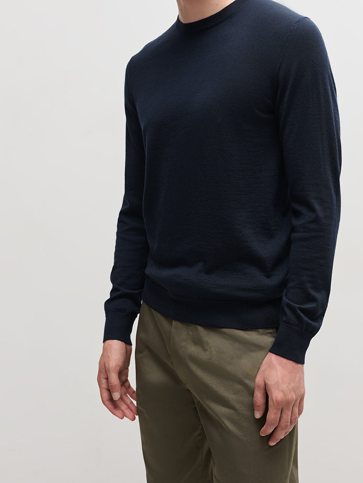 Navy Travel Sweater