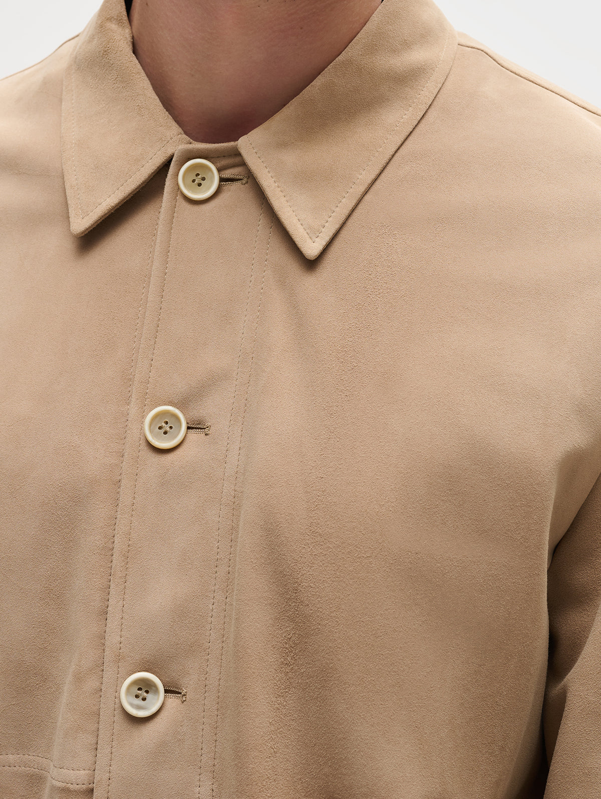 Suede Overshirt