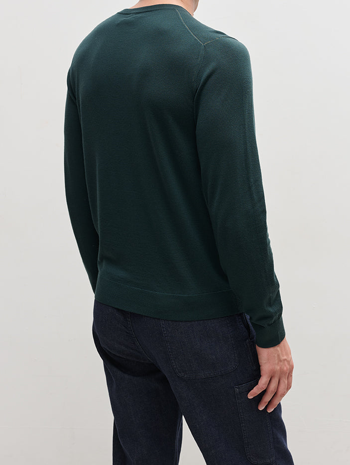 Green Travel Sweater