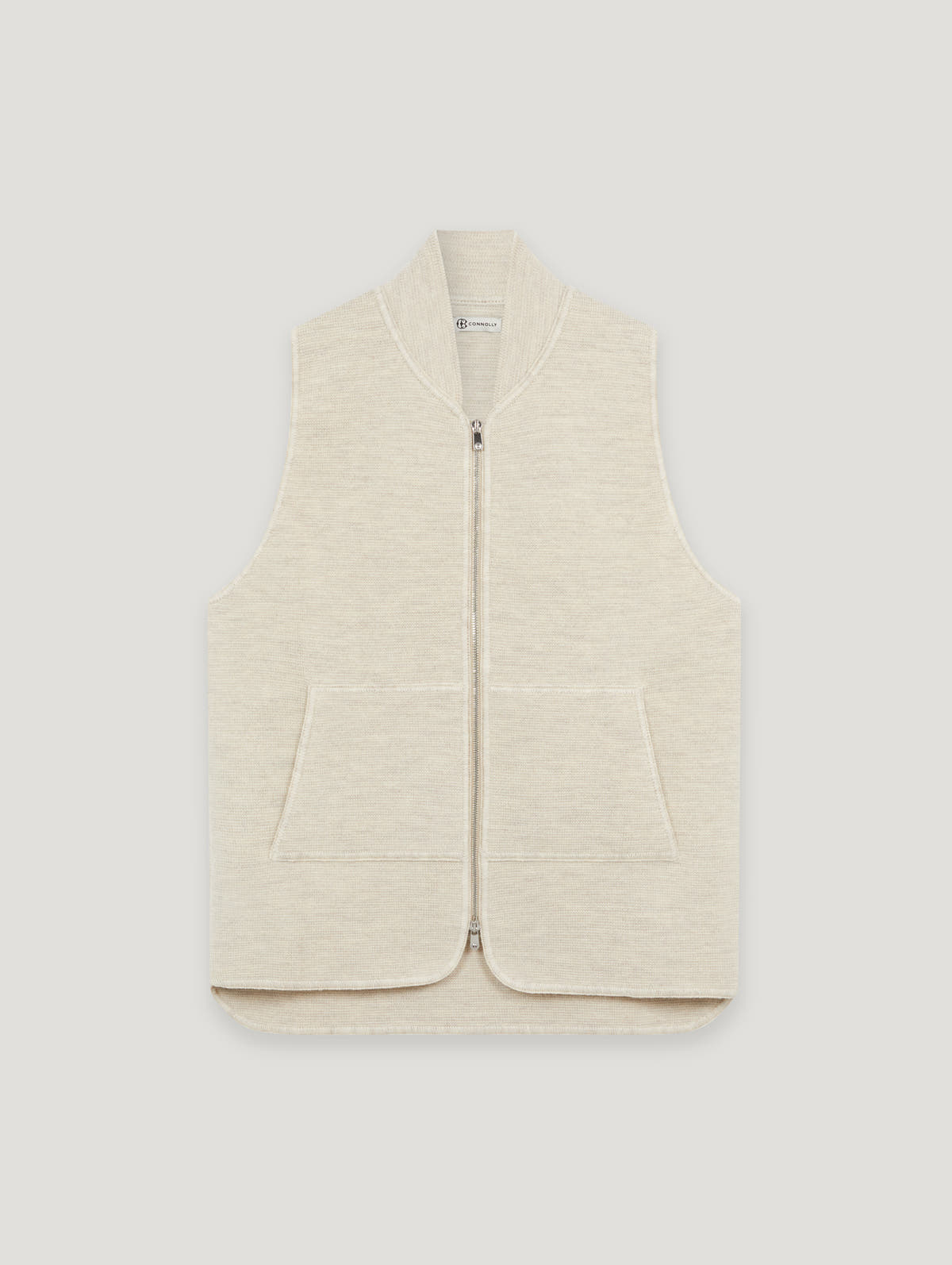 Wool Drop Back Car Vest