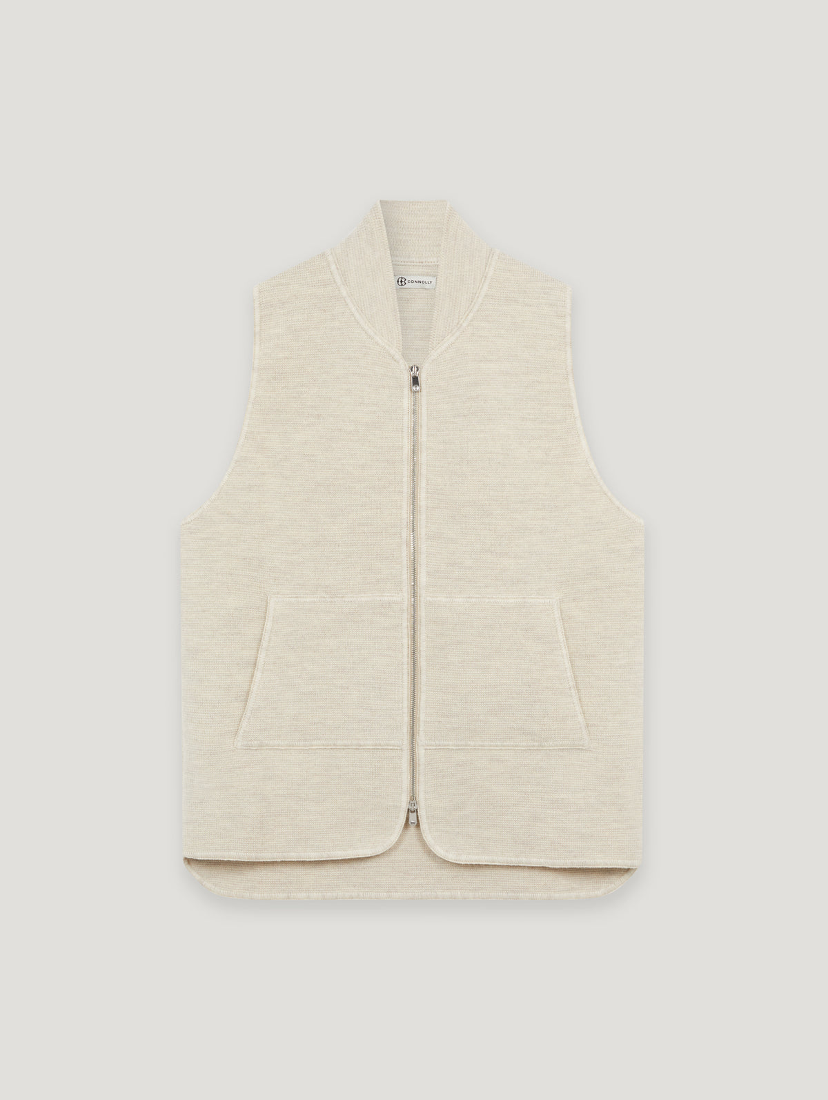 Wool Drop Back Car Vest