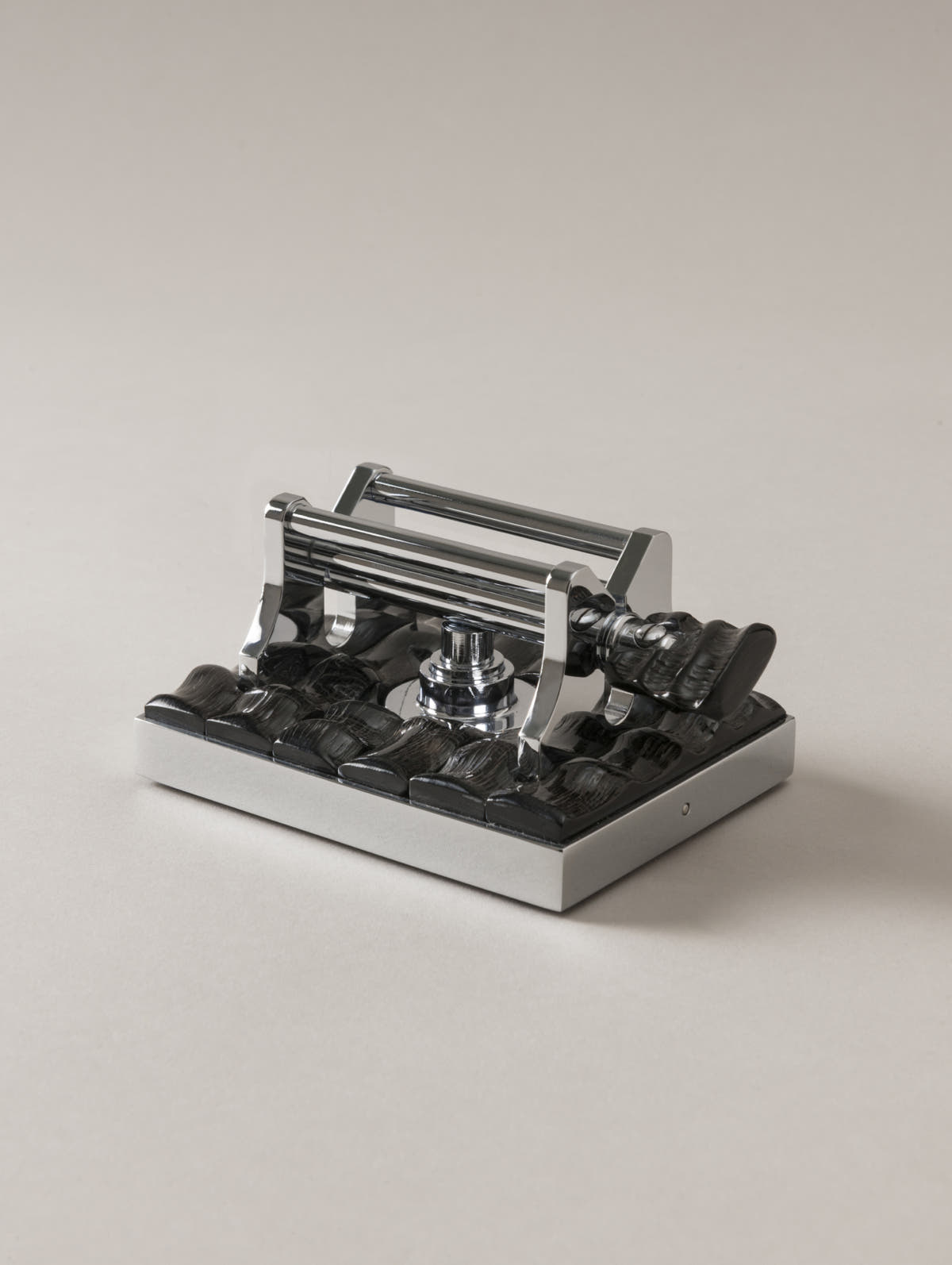 Chrome and Oryx Toothpaste Squeezer - Connolly