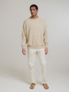 Wheat 4 Ply Favourite Sweater