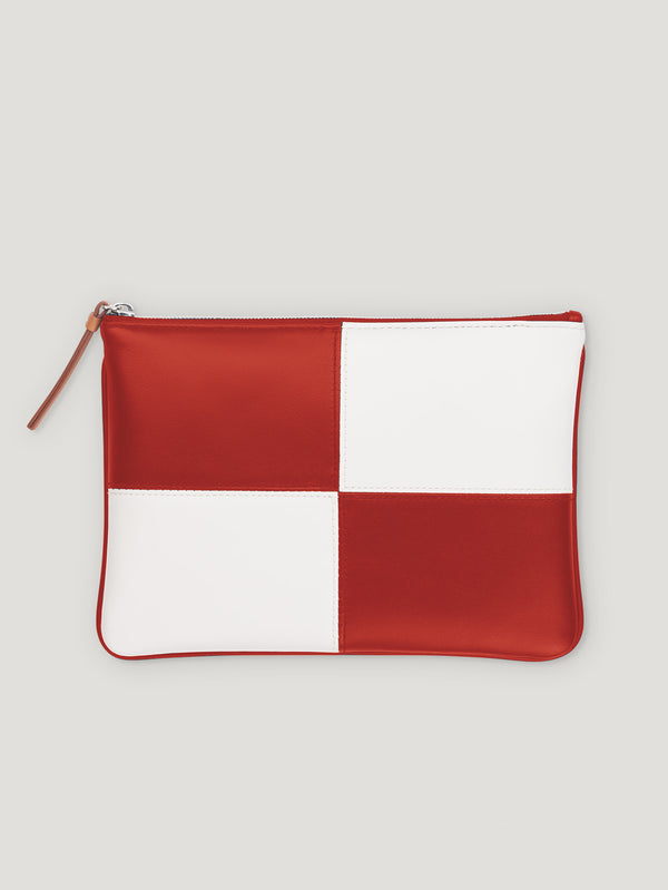 Connolly England | White and Red Circuit Pouch 1945