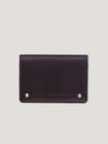 Connolly England | Burgundy Hex Folded Credit Card Case 1904