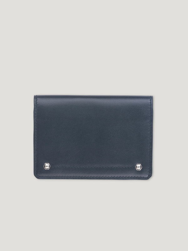 Connolly England | Navy Hex Folded Credit Card Case 1945