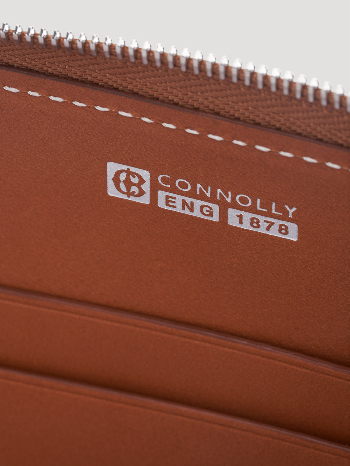 Connolly England | Tan Hex Half Medium Wallet 1904
