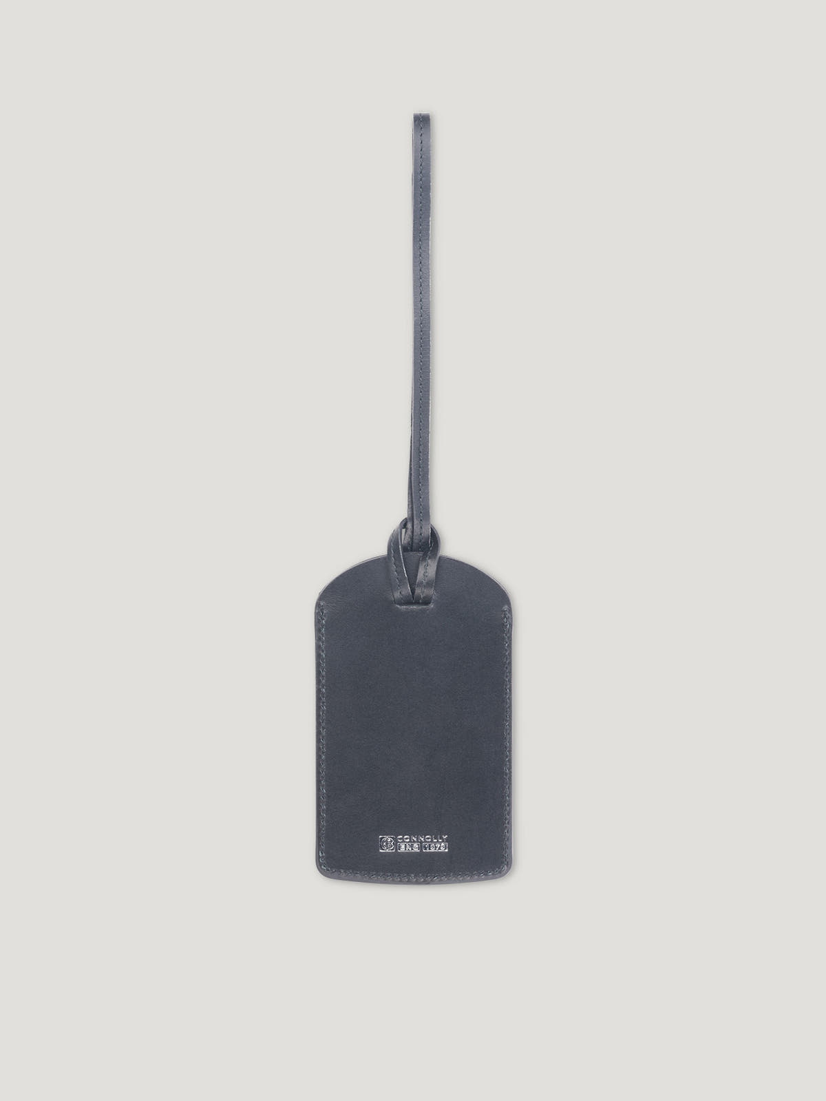 Connolly England | Black Rectangular Luggage Tag 1904