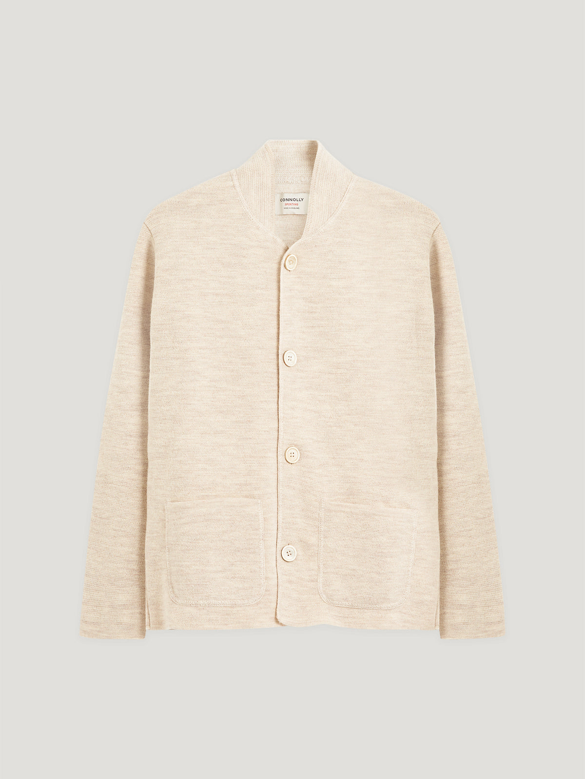 Natural Single Breasted Driving Jacket - Connolly
