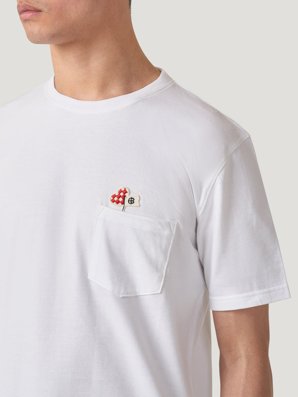 T-Shirt with Pocket & Heart - Connolly England