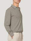 Ecru/Brown Riviera 3 Button Polo