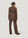 Brown Double Breasted Suit with Trousers