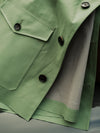 Green Gabbardine Poachers Coat