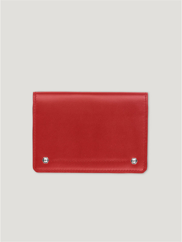 Red Hex Folded Credit Card Case 1945 - Connolly England