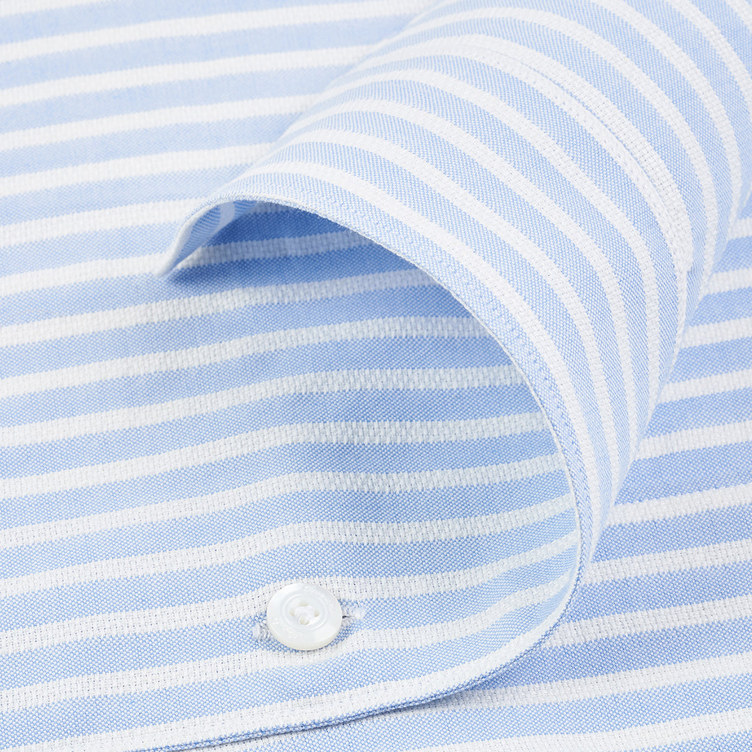 Blue and White Striped Connolly Shirt