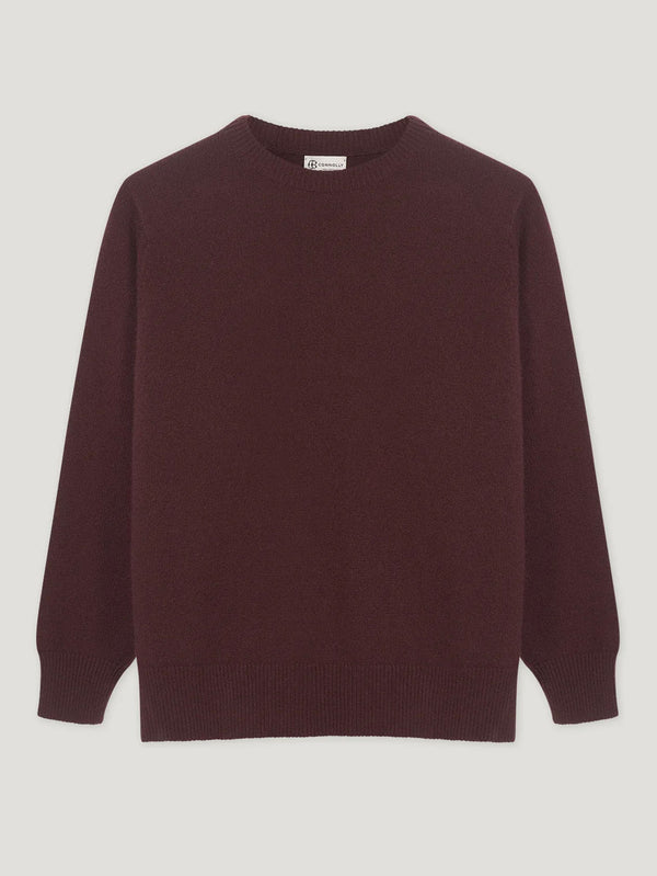 Burgundy 4 Ply Favourite Sweater