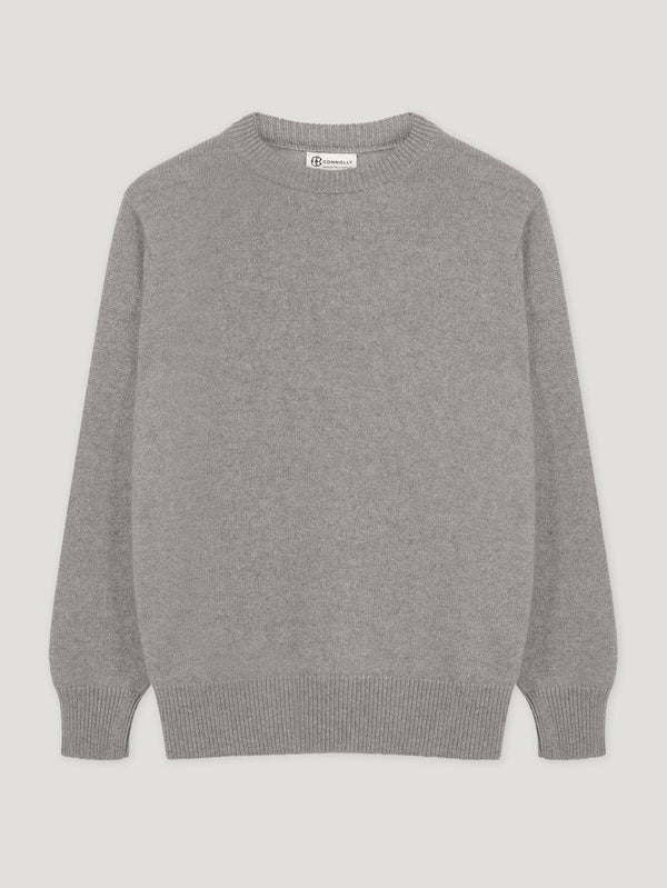 Grey 4 Ply Favourite Sweater