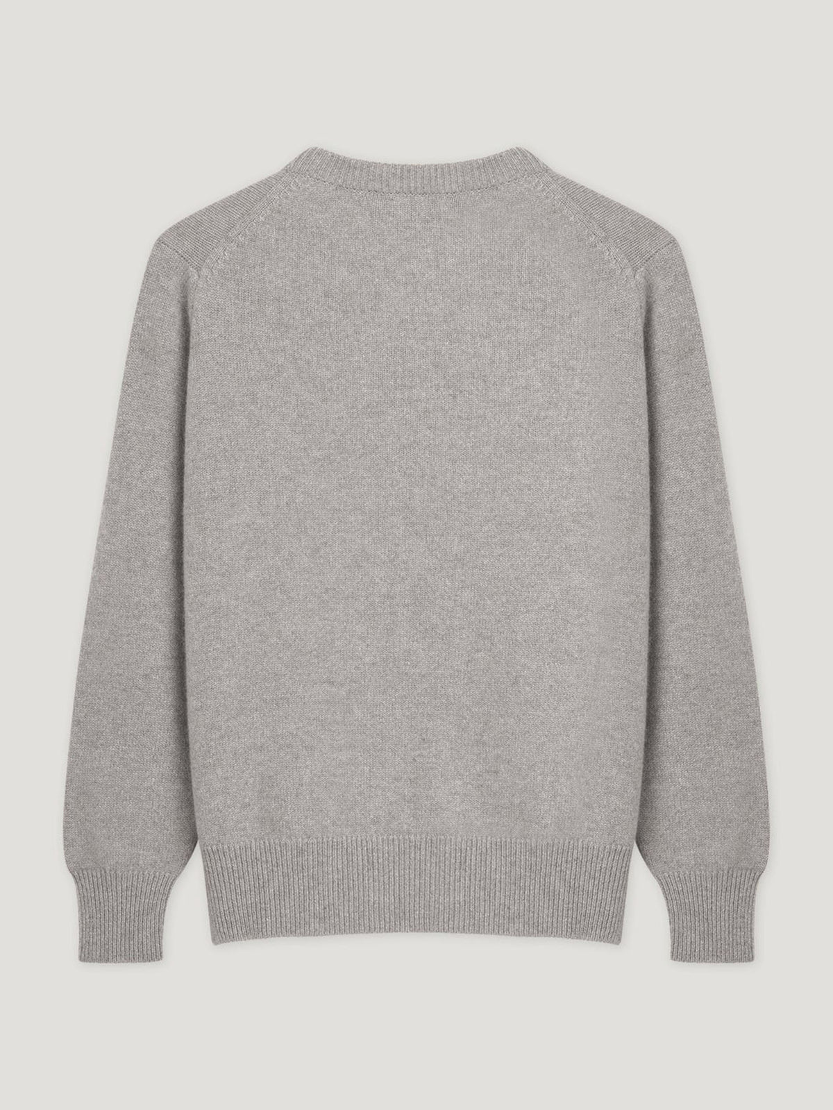 Grey 4 Ply Favourite Sweater - Connolly