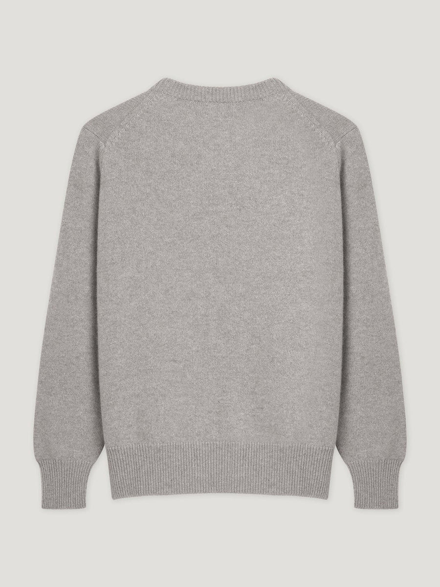 Grey 4 Ply Favourite Sweater - Connolly