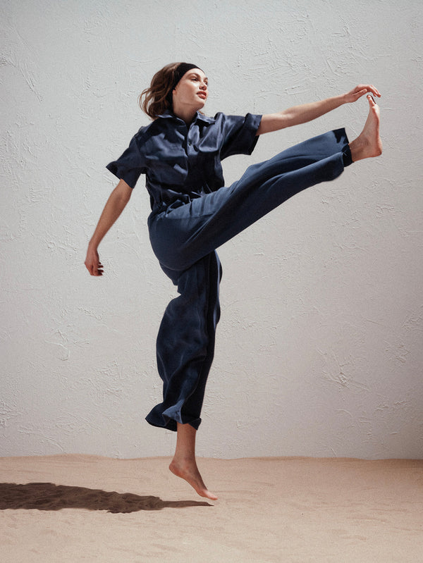 Blue Palazzo Pants