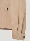 Beige Driving Blouson