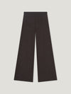 Brown/Grey Wide Leg Jersey Trouser