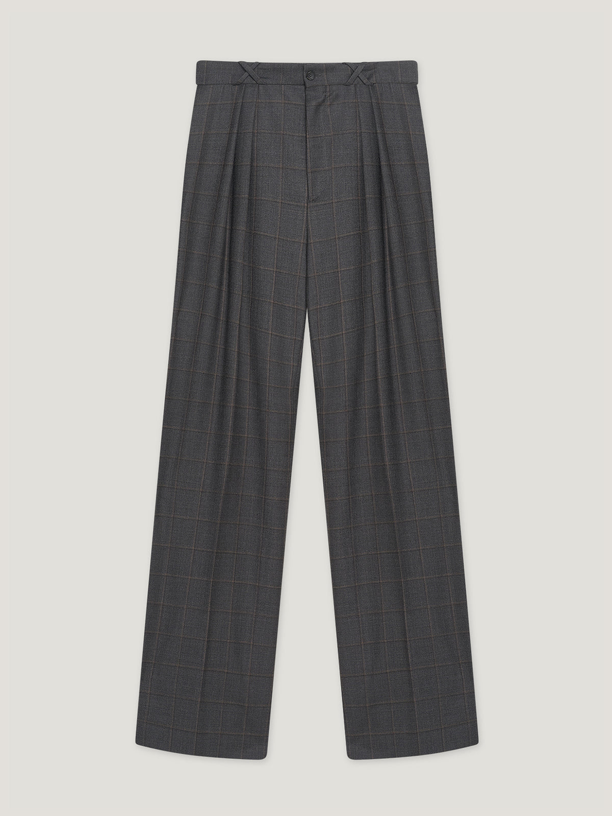 Grey Flannel Oxford Bags - Connolly