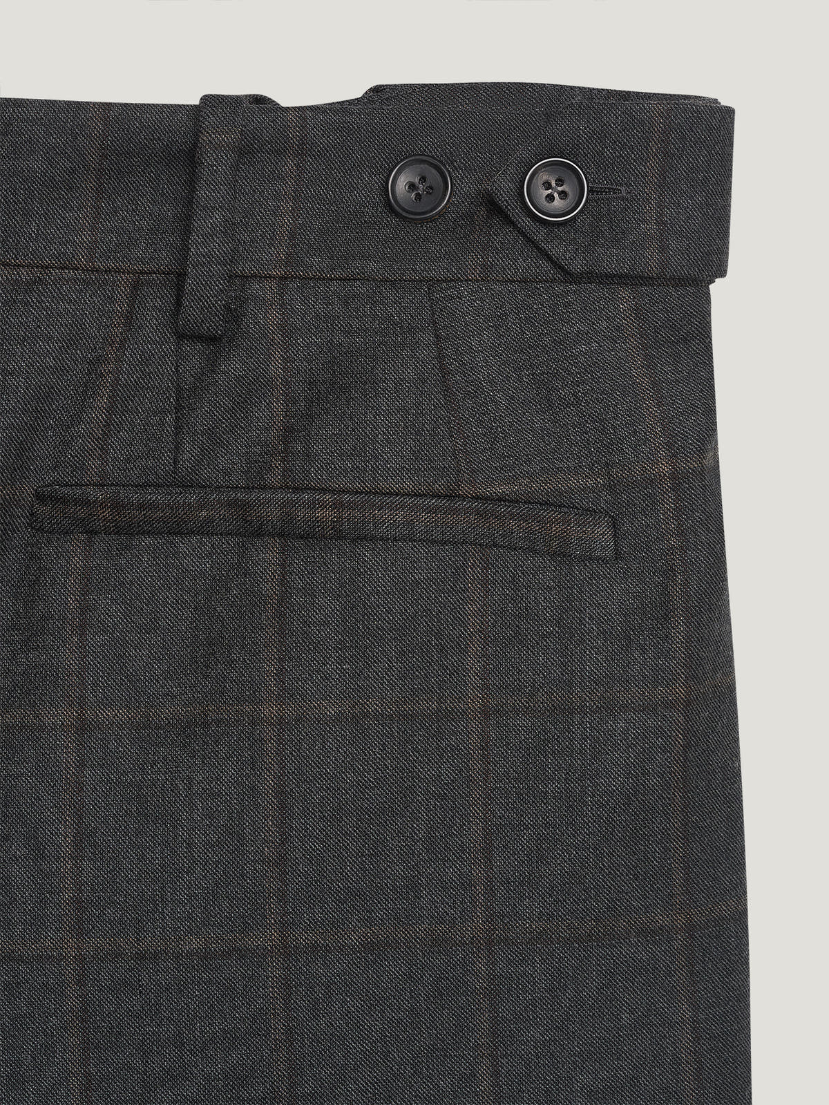 Grey Flannel Oxford Bags - Connolly