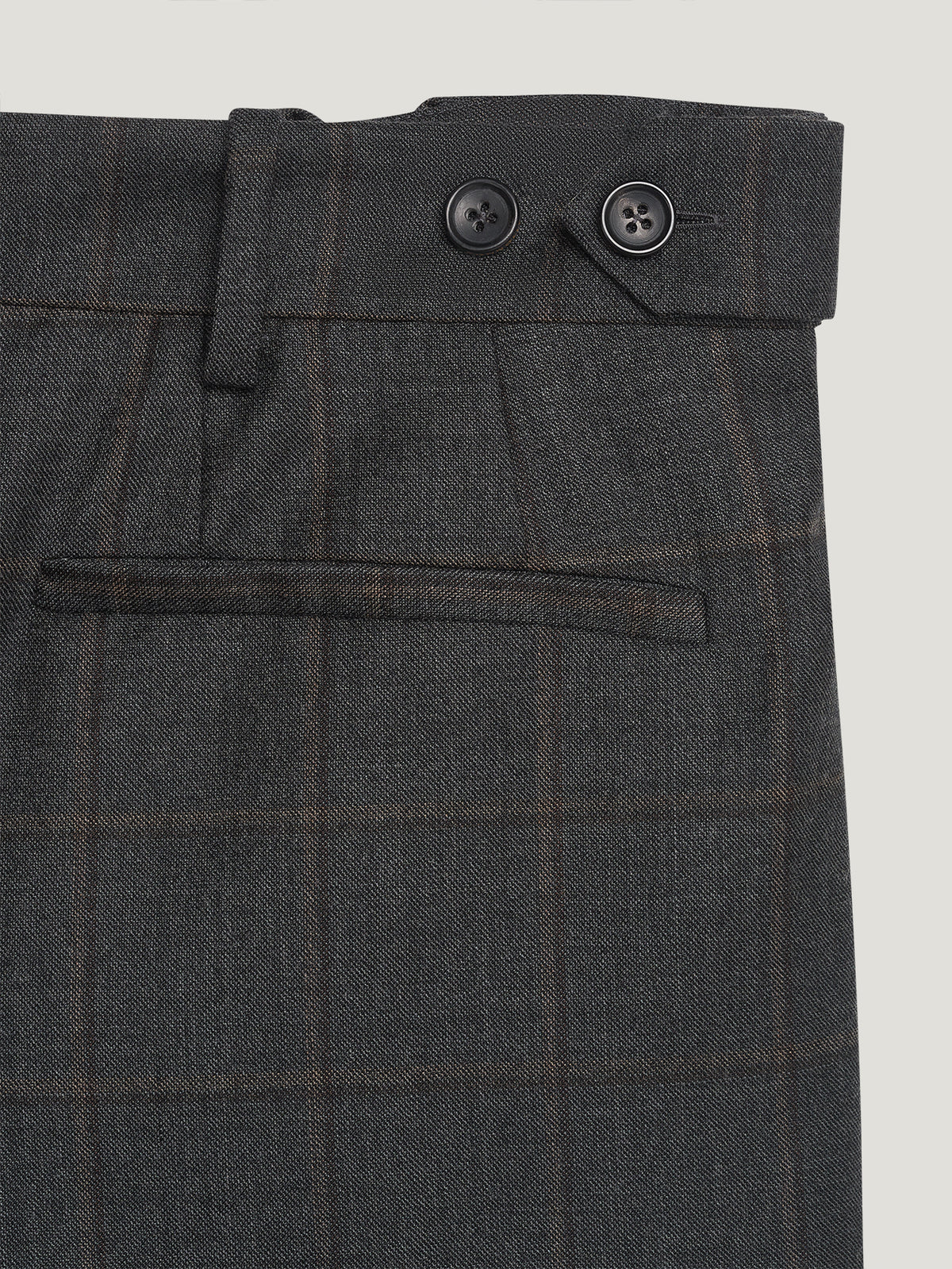 Grey Flannel Oxford Bags - Connolly