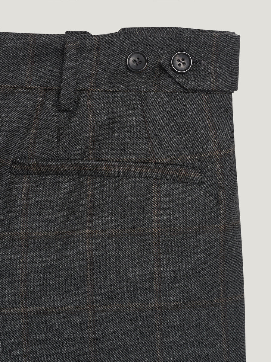 Grey Flannel Oxford Bags - Connolly
