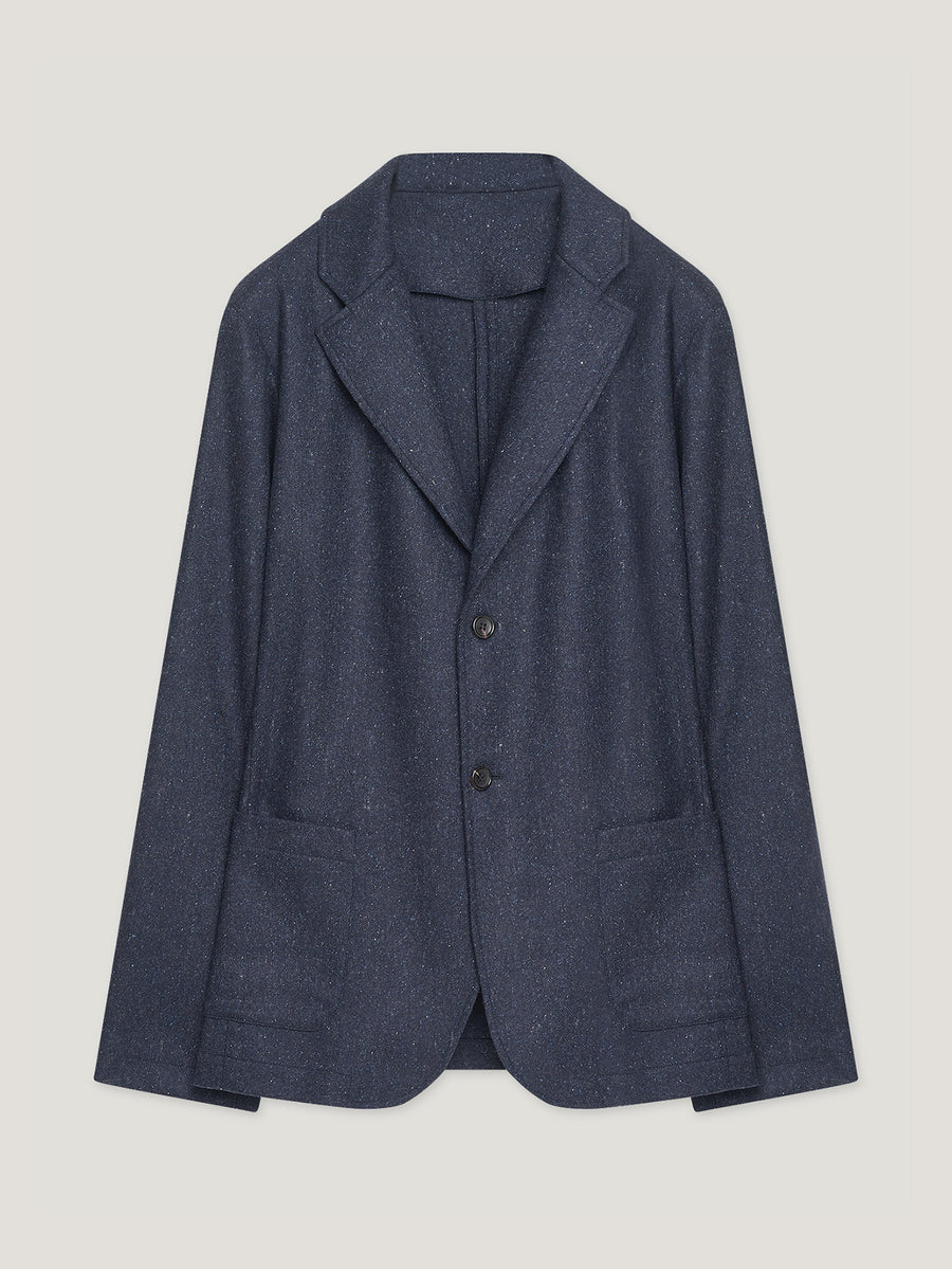Blue 2 Button Wool Jacket - Connolly