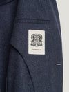 Blue 2 Button Wool Jacket