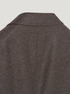 Brown Delon Double Face Wool Flannel