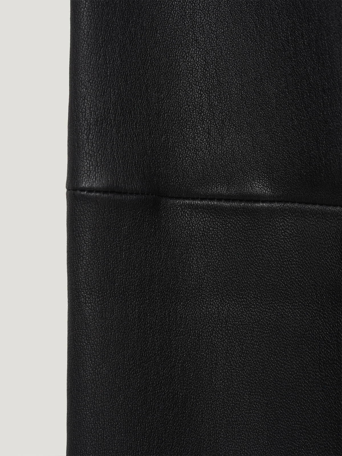 Black Stretch Leather Trousers - Connolly