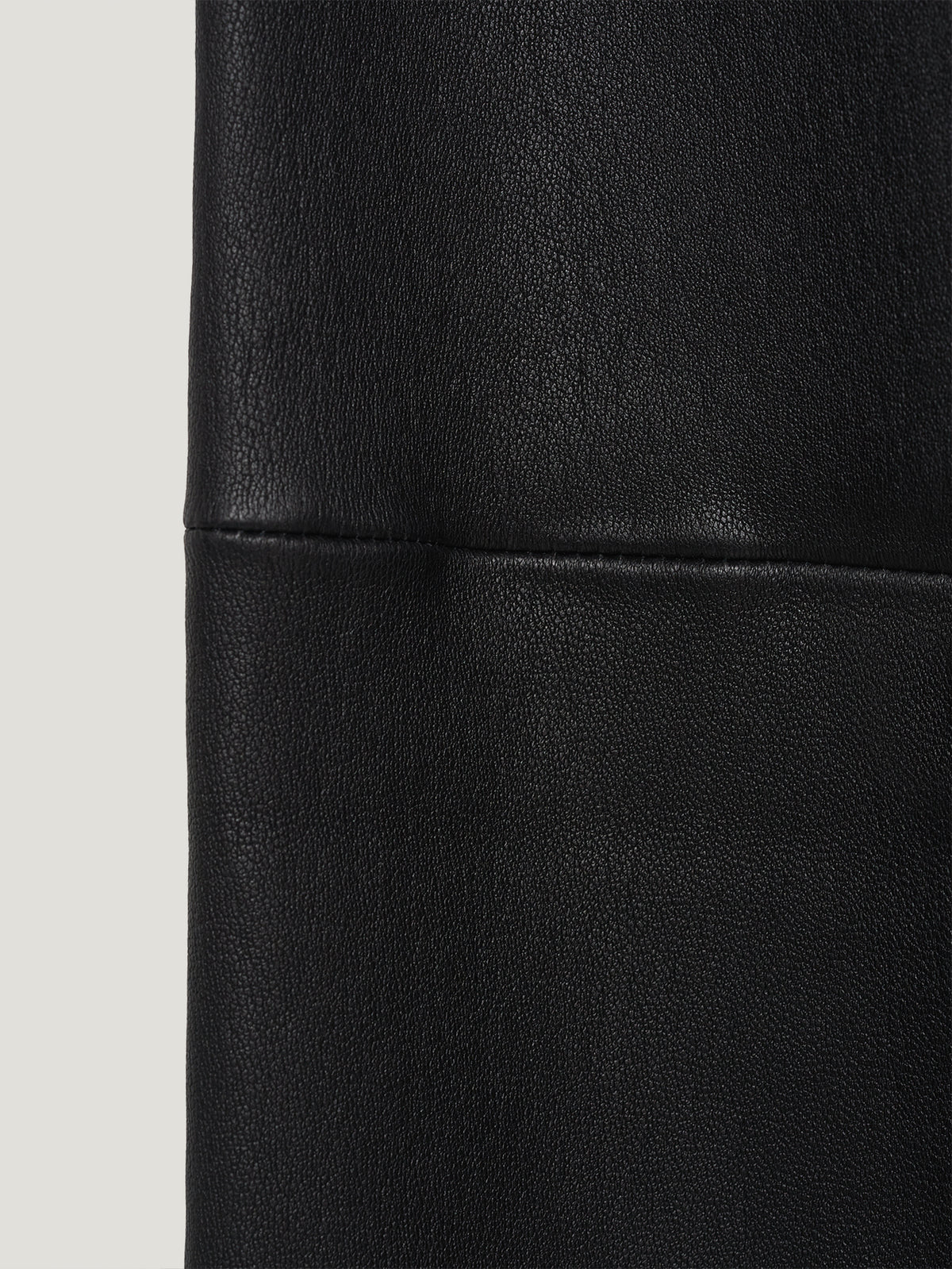 Black Stretch Leather Trousers - Connolly