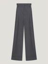 Charcoal Pinstripe Sash Trousers