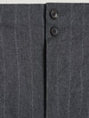 Charcoal Pinstripe Sash Trousers