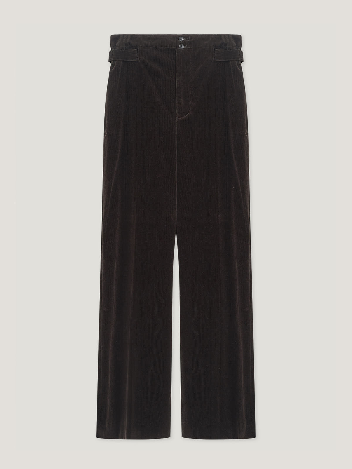 Brown Cord Sash Trousers - Connolly