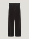 Brown Cord Sash Trousers