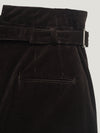 Brown Cord Sash Trousers