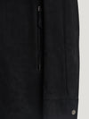 Black Suede Overshirt