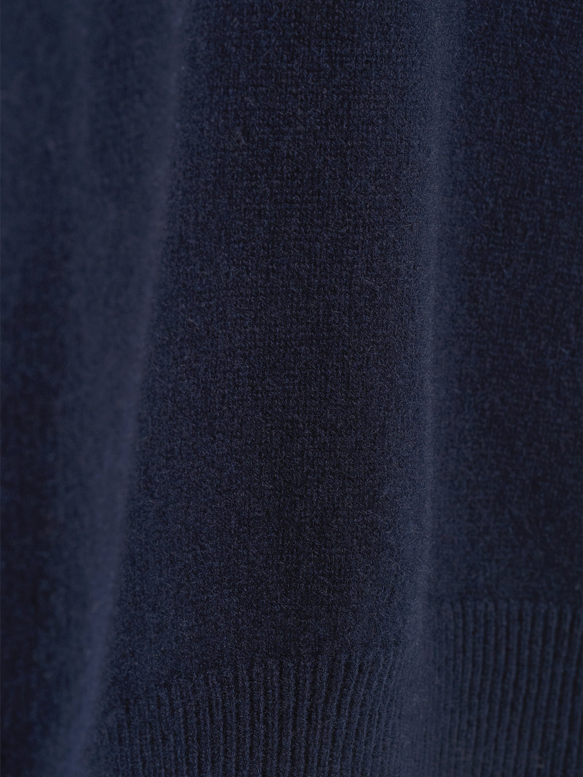Navy 4 Ply Favourite V Neck Sweater - Connolly