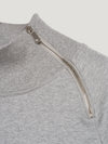 Grey Embroidered Driving Sweatshirt