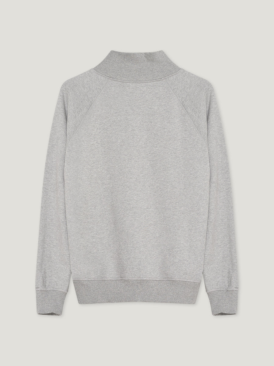 Grey Embroidered Driving Sweatshirt - Connolly