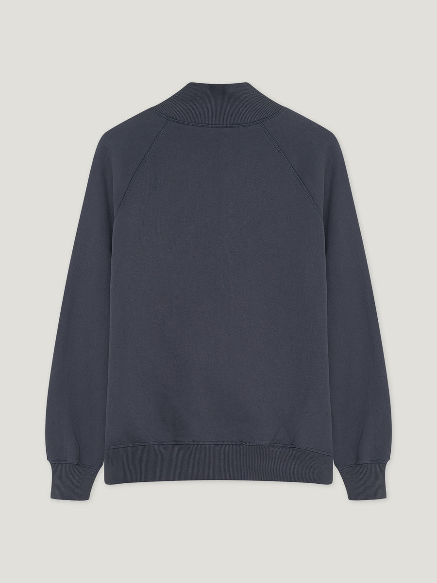 Navy Embroidered Driving Sweatshirt - Connolly