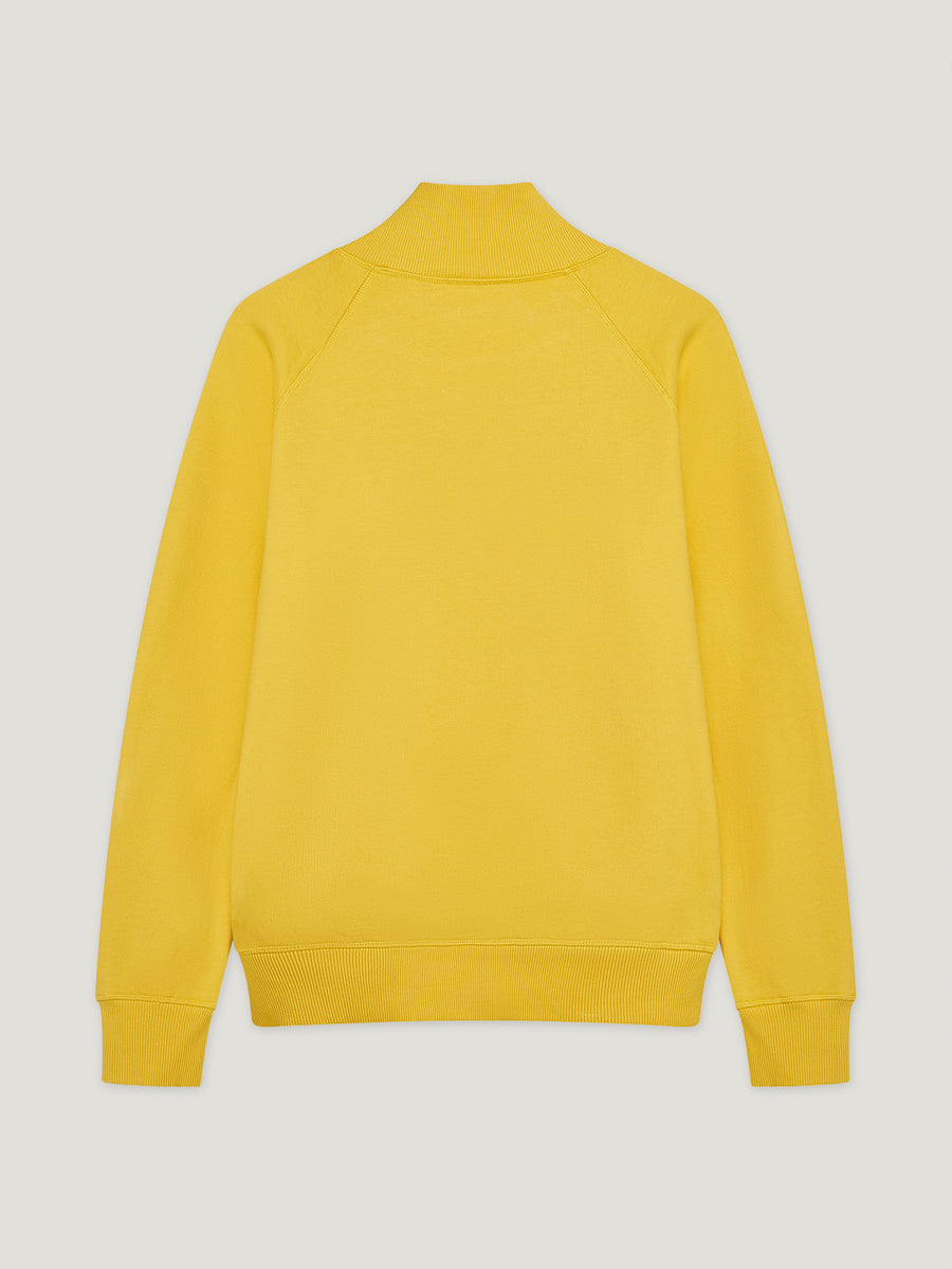 Yellow Embroidered Driving Sweatshirt - Connolly