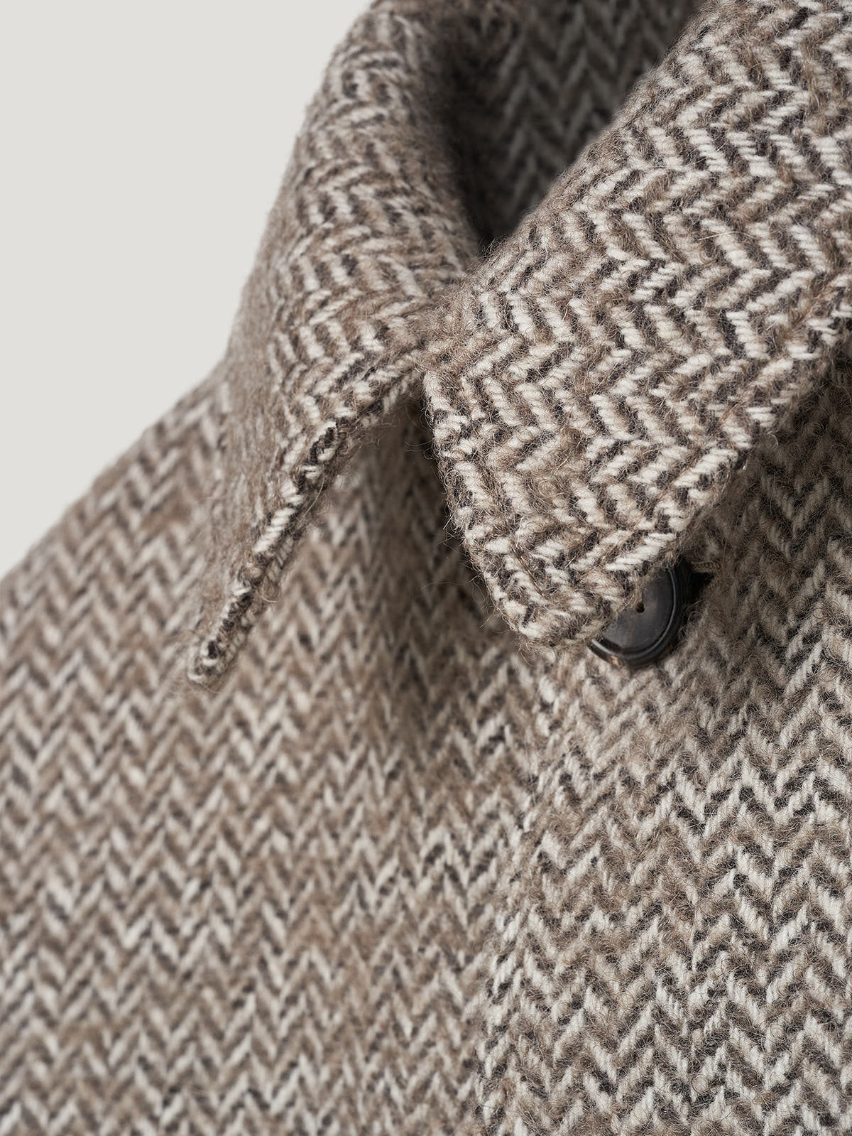Brown/Natural Oversized Martingale Coat - Connolly