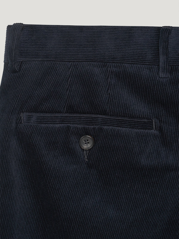 Navy Cord Trousers
